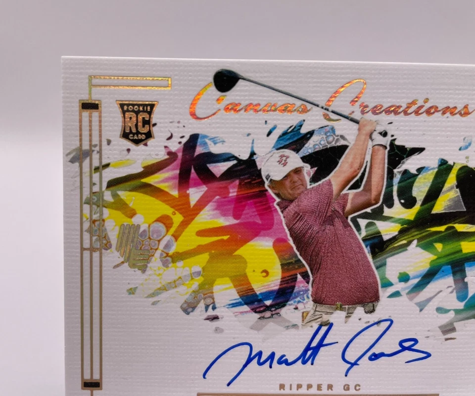 2024 Impeccable LIV Golf Matt Jones RC On-Card Auto /10 Canvas Creations SSP🔥 - Image 2 of 4