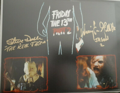 DASH + GILLETTE - FRIDAY THE 13TH - Autograph / Autogramm signed 8x10 / 20x25cm