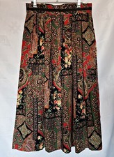 SKIRT VINTAGE TRACHTEN OKTOBERFEST DIRNDL TYROL COTTON WOMENS US 14 EU 42