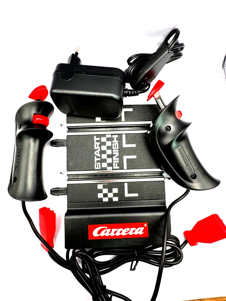Carrera GO!!! Set 2x Handregler Turbo, Anschluss, Netzteil Neu