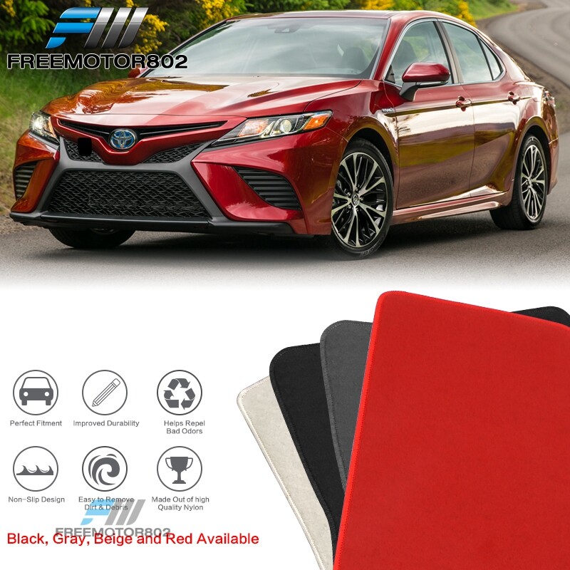 Black Waterproof Carpet Floor Mats For Toyota Camry 2007-2017 – XPE & Leather