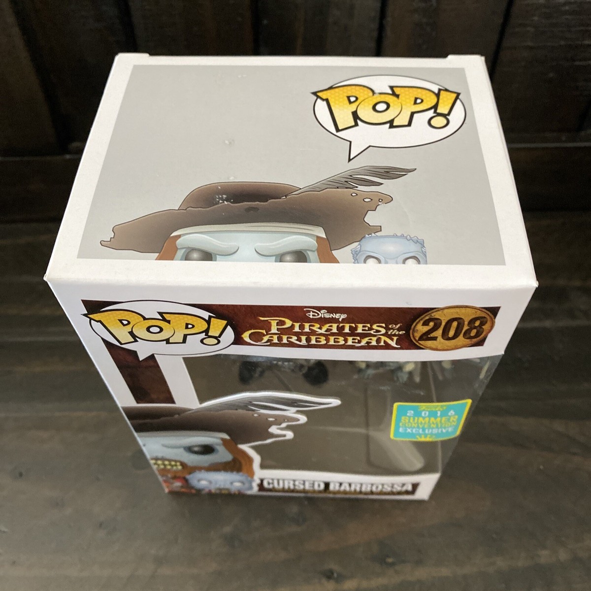 Funko POP Cursed Barbossa #208 Disney Pirates of The Caribbean