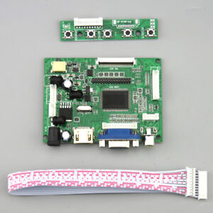 HDMI VGA 2AV LVDS LCD Display Controller Board Raspberry Pi Kit for  LCD Monitor