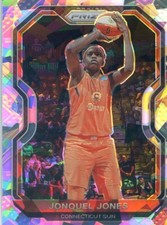 2021 Panini Prizm WNBA JONQUEL JONES #29 CRACKED ICE PRIZM SP SUN