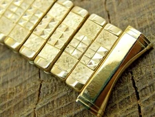 Kestenmade USA Vintage NOS Unused Gold Filled Expansion Watch Band 19mm Gents