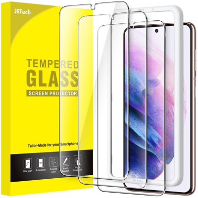 JETech Screen Protector for Samsung Galaxy S21 5G 6.2-Inch, 3-Pack