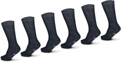 POMPEA Herren Socken Medium 6er Gr.42-43, Neu - UVP 39,49 