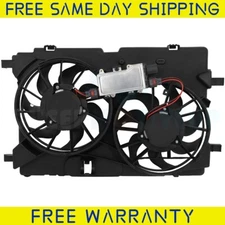 Radiator Dual Cooling Fan Assembly for 2010-2012 Ford Fusion Lincoln MKZ 3.5L