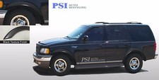 Black Sand Blast Textured Rugged Style Fender Flares 97-02 Ford Expedition 4pcs
