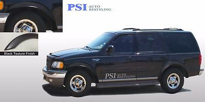 BLACK SAND BLAST TEXTURED Rugged Style Fender Flares 97-02 Ford Expedition 4pcs