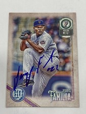 2018 Topps Gypsy Queen Signed Jeurys Familia #177 Mets Card Autographed Auto