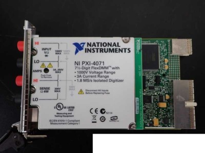 National Instruments NI PXI-4071 7.5 DIGITAL FLEX-MULTIMETER CARD | eBay