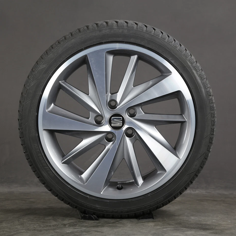 18 Zoll Ganzjahresräder Original Seat Leon 5F 5F0601025E Felgen - Bild 2 von 4