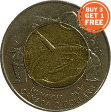 2 CANADIAN DOLLARS (TOONIE)- CHOOSE THE DATE - COMMEMORATIVE ISSUE - CANADA