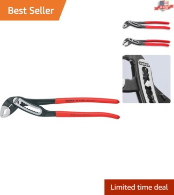 Precision 12-Inch Alligator Pliers with Self-Locking & 9 Adjustment Positions