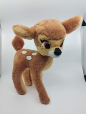 Walt Disney Characters Bambi Plush Vintage rare 16" Standing