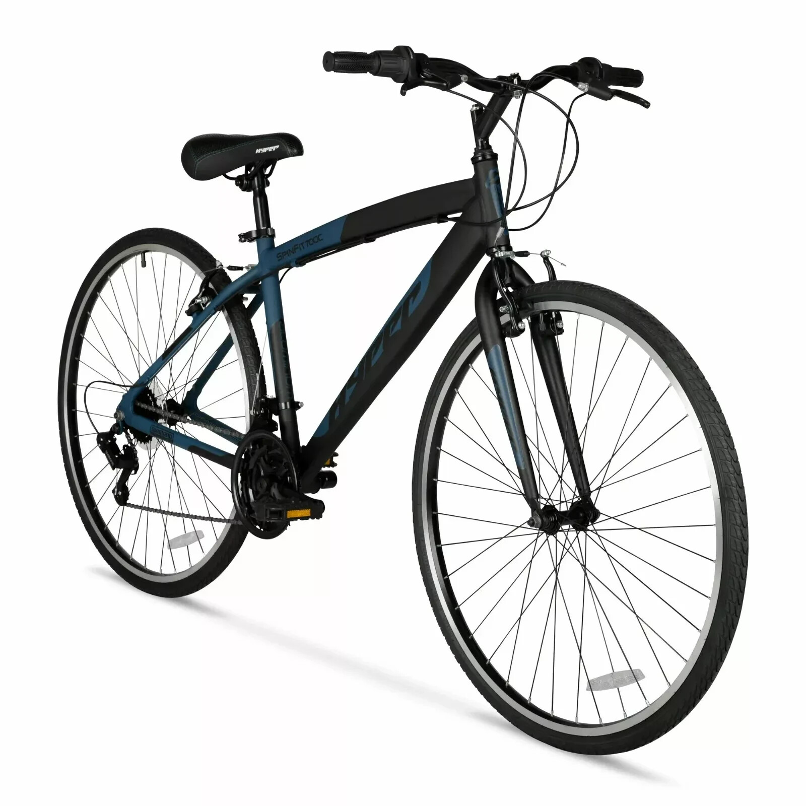Men's 700c SpinFit Light Aluminum Frame Hybrid Bike, 21-Spee