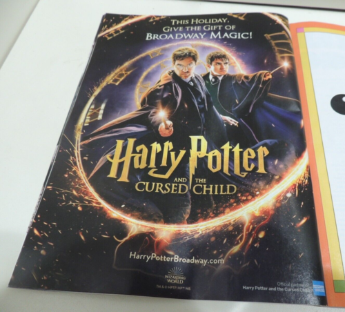 Harry Potter et l'enfant maudit 2023 originale comme neuf publicité musicale de Broadway - Photo 1 sur 1