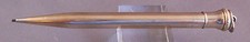 Wahl-Eversharp Gold Filled Pencil--l.lmm---working--Smooth  pattern-ring top