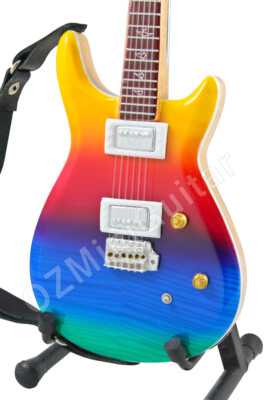 Miniature Guitar PRS Al Di Meola Prism Signature & Strap