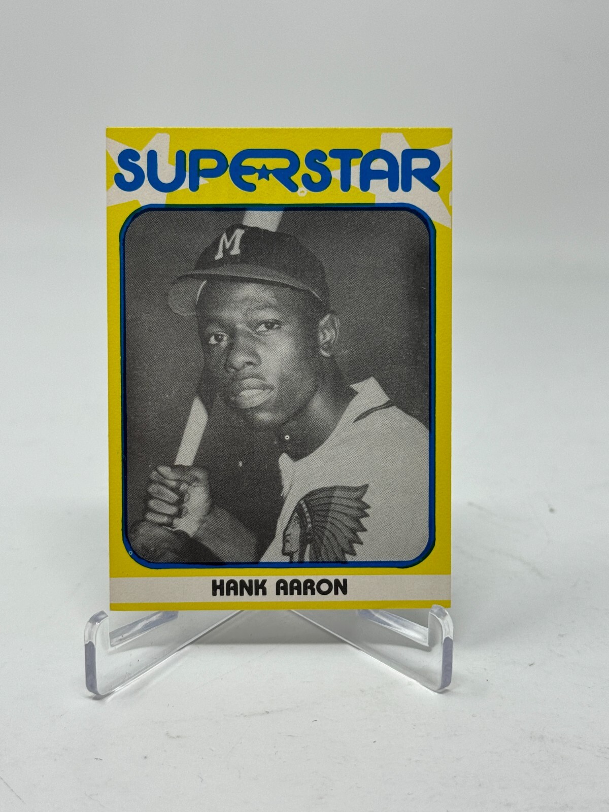 1980 TCMA Baseball Hank Aaron Superstar Card #44