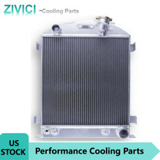 Radiator For 17h 1932 Ford Low-boy Chop Hot Rod Wchevy Engine Aluminum 3 Row