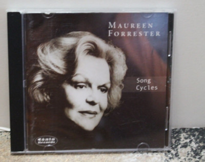 Maureen Forrester Song Cycles by Maureen Forrester (CD, 2008)