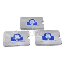60 Pieces RFID Blocking Sleeves Card Holders Secure 3.58x2.48Inch for Wallet