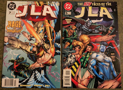 Lot of JLA #5 & #7  - 2 comic books - DC - 1997