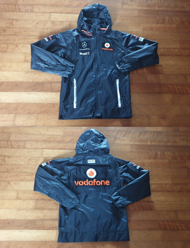M) MCLAREN MERCEDES HUGO BOSS JACKET TRAINING TRACKSUIT VODAFONE