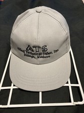 Vintage ALLIED TECHNICAL SALES BILLINGS MT Strapback Hat Baseball Cap USA Made