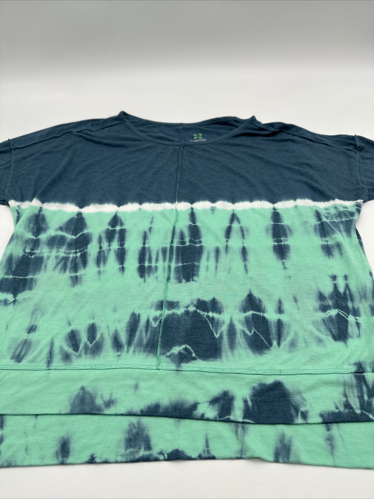 Blouse Women Medium Tie Dye Round Neck ..#22311