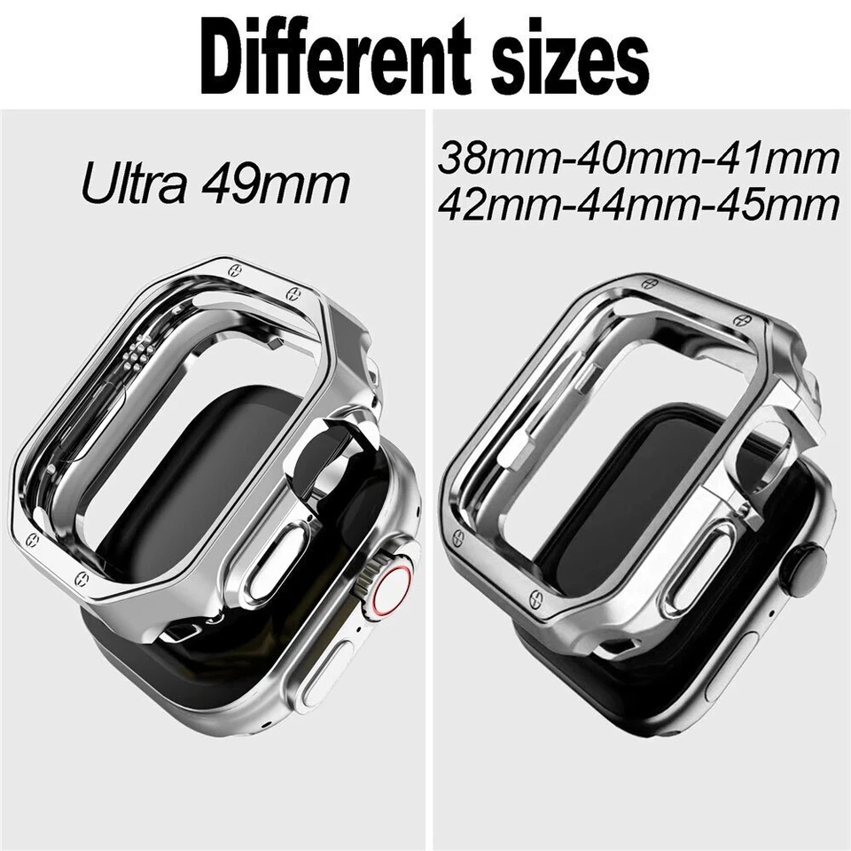 Funda TPU con correa de aleación de titanio para Apple Watch Ultra 49 mm serie 9/8/7/6/SE Foto 3 de 4