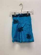 Gymboree boys Ships Boats Blue trunks, size S