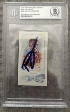Dolph Lundgren Signed 2015 Topps Allen Ginter Mini Beckett