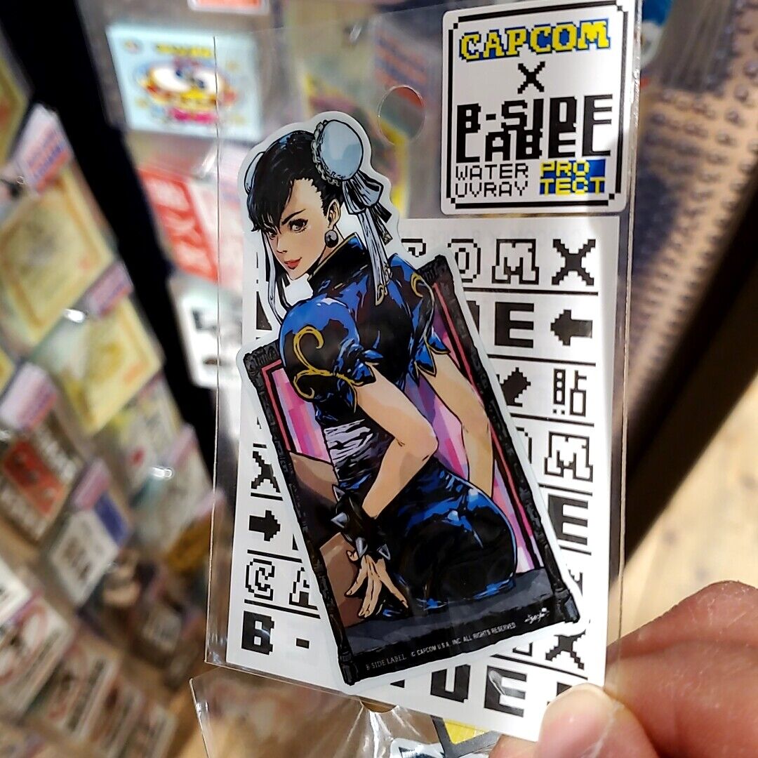 Sticker Cammy Street Fighter 6 CAPCOM40th×B-SIDE LABEL - Meccha Japan