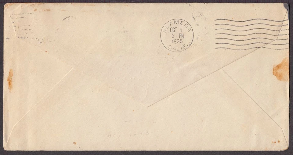 1935 Pan American survey flight 1243 San Francisco - Guam PAA PanAm - Image 2 of 2