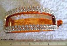 CLOSEOUT 1 1 NEW COLOR PLASTIC HAIR CLIP /DOUBLE COMB / STONE / DOME 2 1/2"LONG