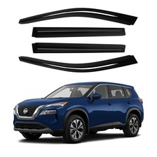 Canvcle Window Visors Rain Guards for 2021-2025 2026 Nissan Rogue Accessories, O