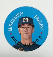 2017 Topps Heritage Minor #68TDC-8 Kolby Allard 1968 Discs Mississippi Braves