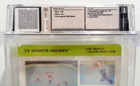 TV Sports Hockey (TurboGrafx-16 TG16) USA SEALED GRADED WATA 9.8 A++ VIDEO GAME