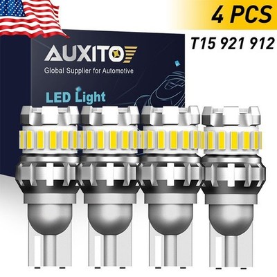 W16W 921 912 T15 LED Back Up Reverse Light Bulbs 6500K White 18CHIPS High Power