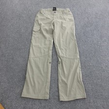 Kuhl Pants Kids 10 Beige Cargo Hiking Outdoor Trail Adventure Roll Up Snap Hem