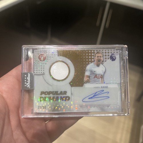 Harry Kane Topps Pristine Premier League 2026 Popular Demand Autograph Relic /50
