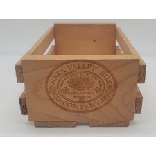 NAPA VALLEY BOX COMPANY TDK WOODEN CASSETTE TAPE STORAGE