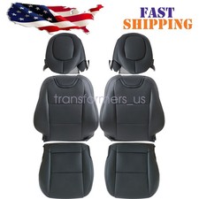 Driver Passenger Bottom Top Leather Seat Cover For Chevy Camaro 2010-2015 Driver Passenger Bottom Top Leather Seat Cover For Chevy Camaro 2010-2015