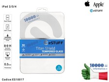 eSTUFF Titan Shield 9H 0.33mm Tempered Glass Film for APPLE iPad 2 3 4 