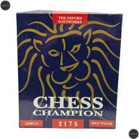Chess Champion 2175 Commodore Amiga Spiel Big Box Sealed New Oxford 1990