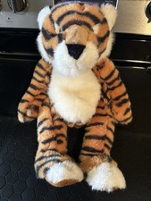 Tickles The Bengal Tiger Russ Berrie 16" Weighted Stuffed Animal Plush Vintage