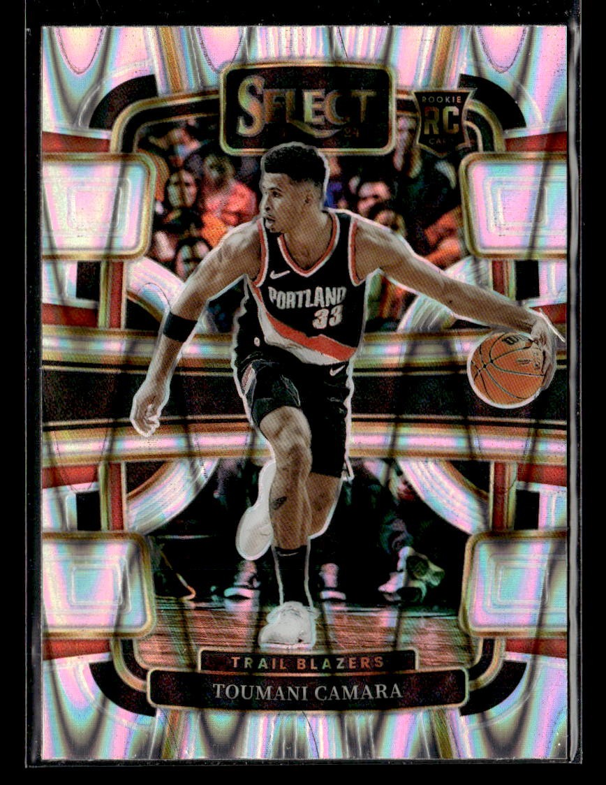 2023-24 Panini Select #81 Toumani Camara Tectonic Prizms Rookie card